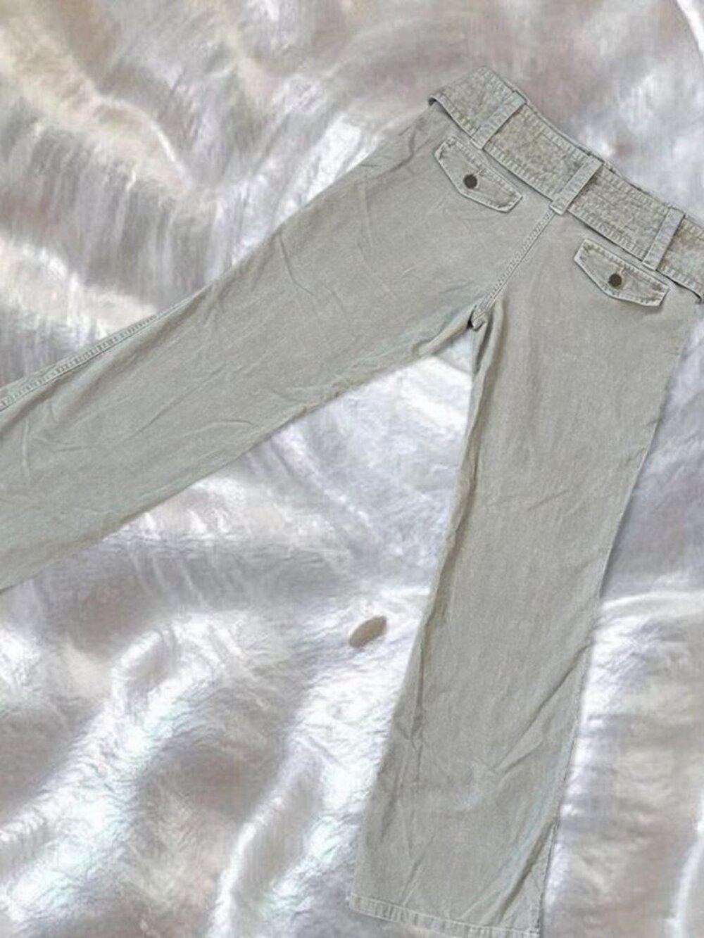 Vintage Y2K London Jean low rise chino crop pants ⭐️  Authentic early 2000s - Picture 8 of 8